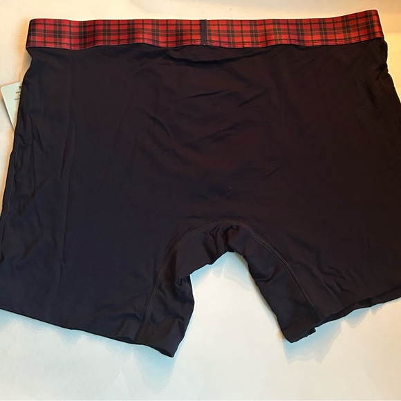 Tommy John Second Skin Boxer Briefs Night Sky Cocoa Plaid WB XXL NWT - Picture 4 of 5